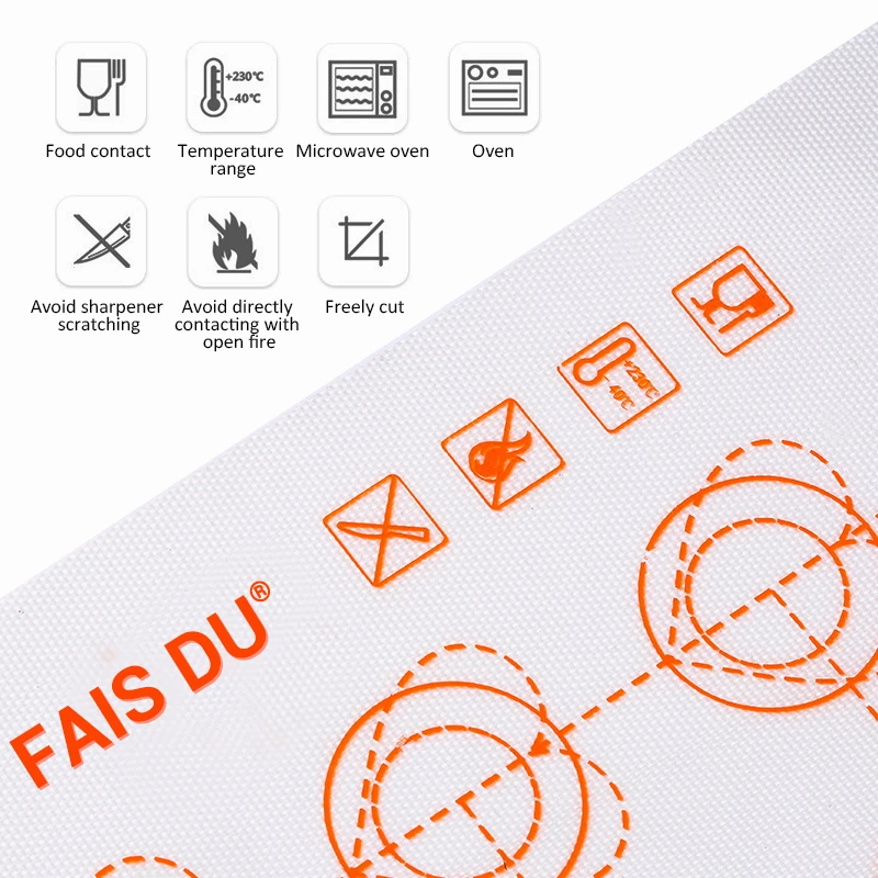 Silicone Baking Mat Non-Stick – Macaron, Fondant, Cookie, and Pastry Pad for Oven Use, ... - SKU SBMN1036 - UGI Packaging