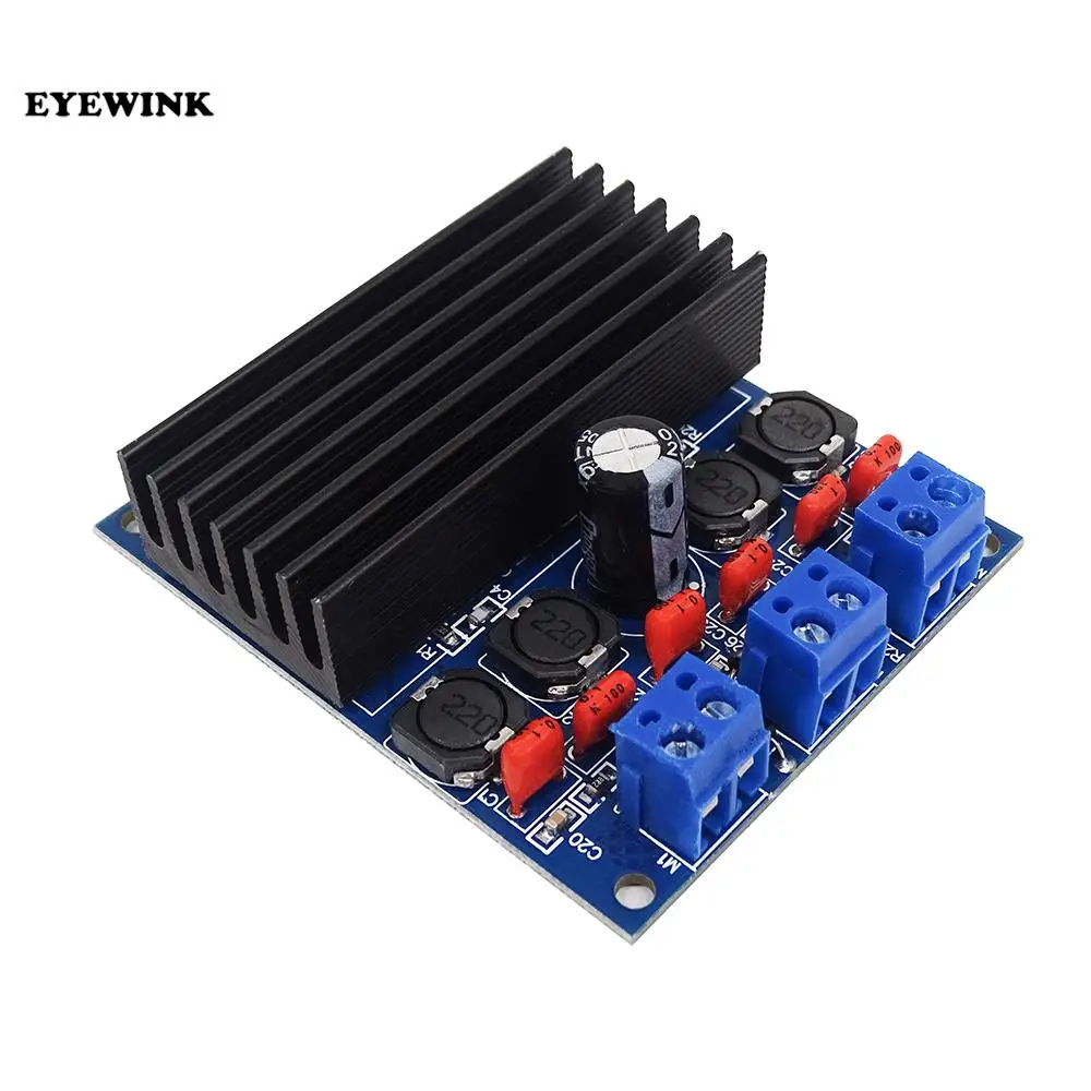 고출력 디지털 앰프 보드, 라디에이터 앰프 모듈, TDA7492, 클래스 D, 2x50W|반도체 집적회로| - AliExpress