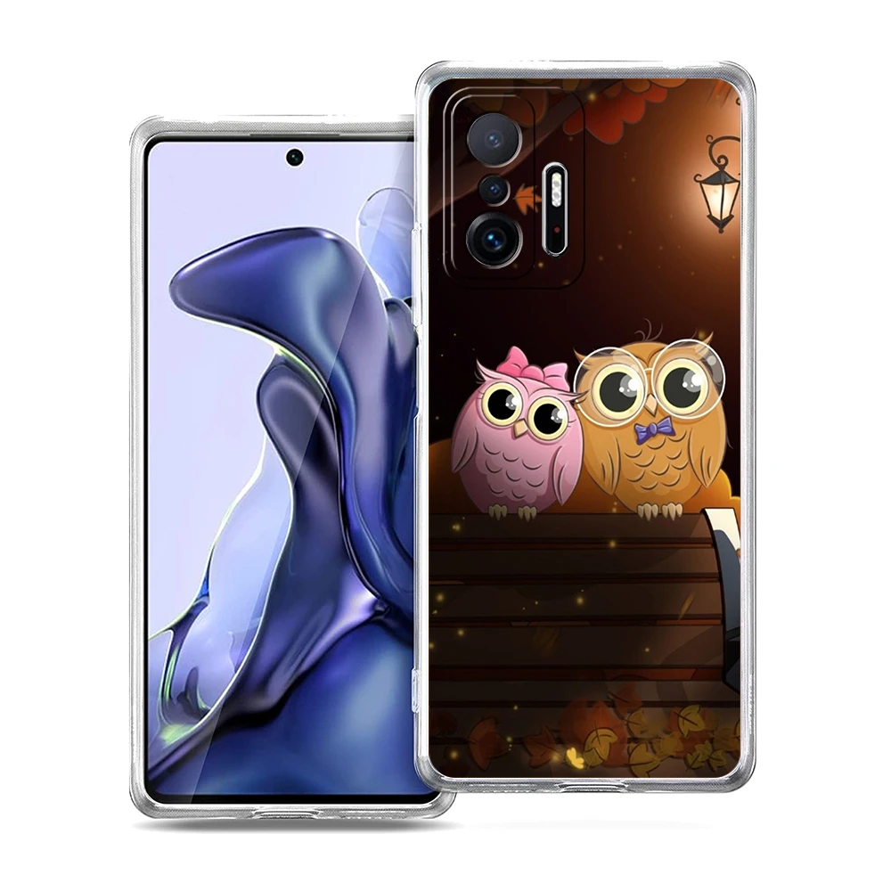 Adorable Owl Soft Transparent Phone Case