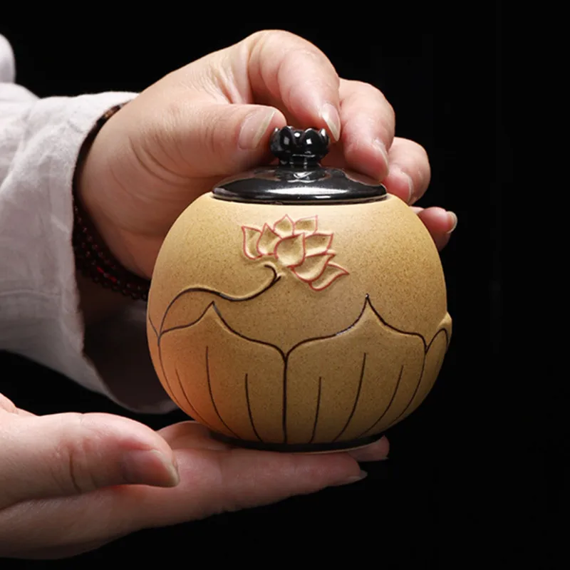 Black Urns for Ceramics Ashes Sealed Cremation Funeral Keepsake Human Pet Memorial Suitable Home Fireplaces Burial Ash Urn