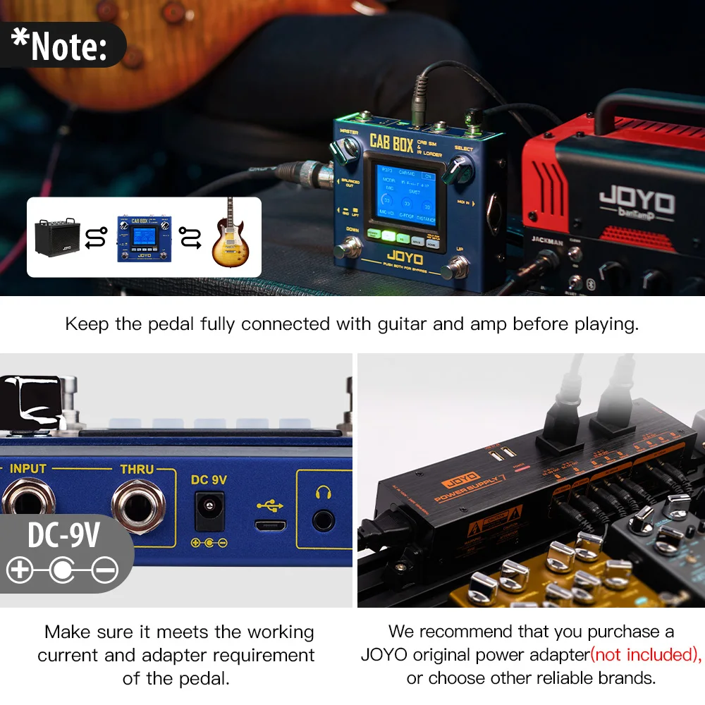 R-08 Cabinet Modeling Pedal Built-in 4 Tube Amplifier Simulation 20 Cabinet & 11