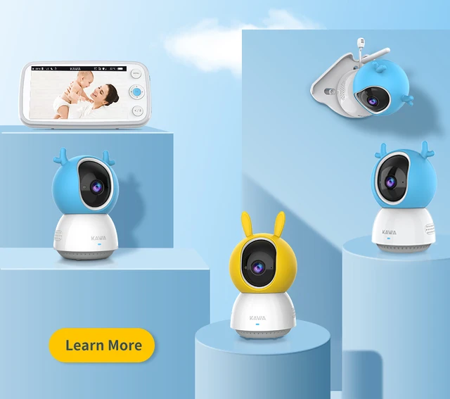 KAWA 5 Pulgadas monitores para bebés bebés vigila con camara vigilancia con  monitor de Audio y vídeo cámara inalámbrica vision nocturna de 360  Inalámbrica de Seguridad Batería de 20 Horas, Rango de 1000 Pies -  AliExpress