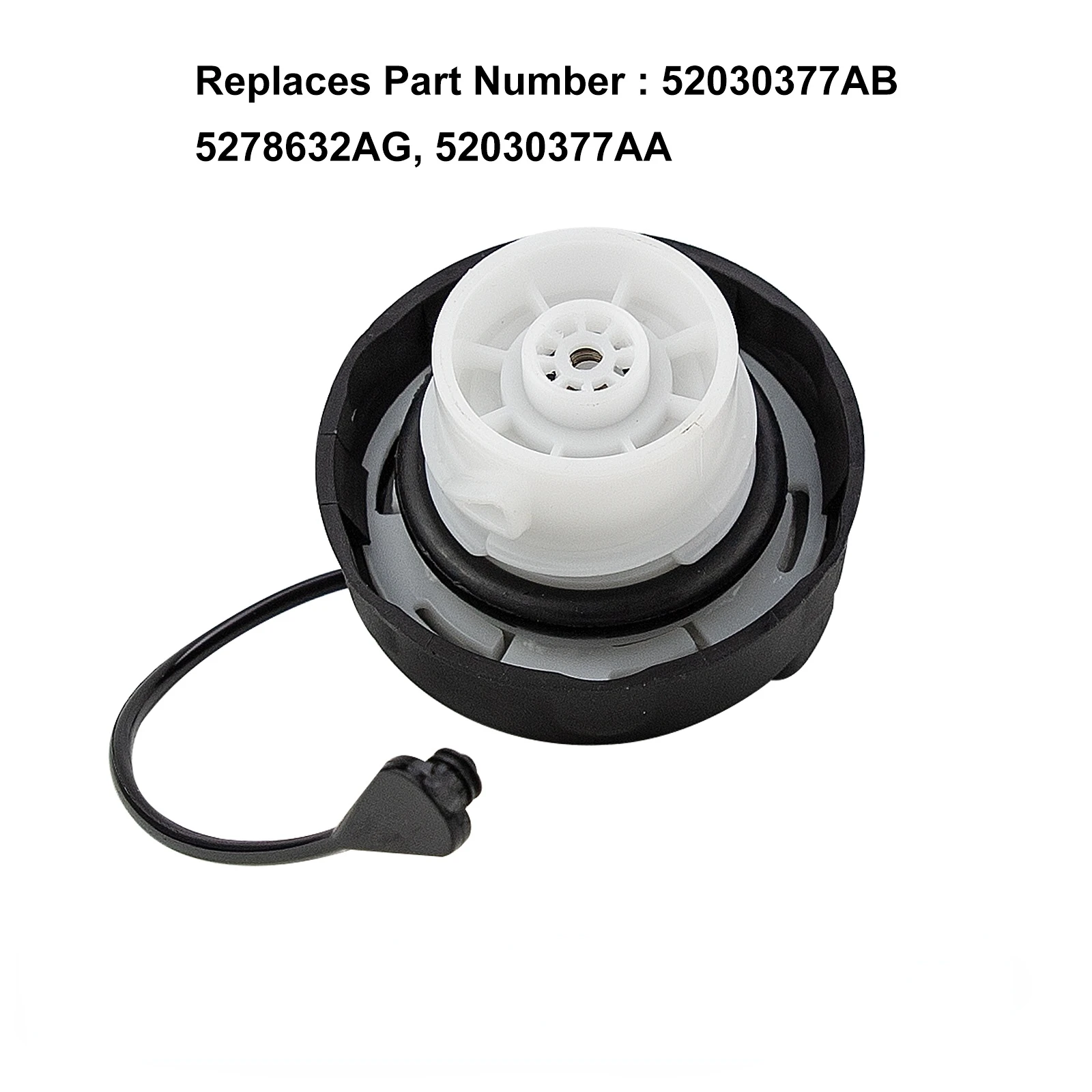 Bouchon De Réservoir à Clé Avec Laisse Pour Jeep Chrysler Dodge - Neuf 3 Ans Garantie - Réf 5278632AG