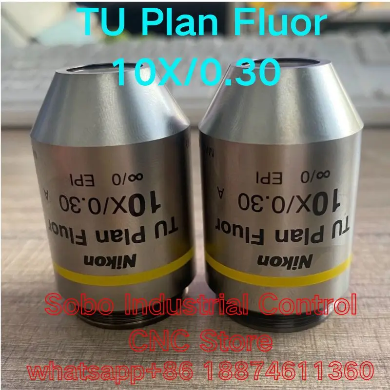 중고 테스트 OK Nikon TU Plan Fluor 10X/0.30 현미경 밝은 필드..