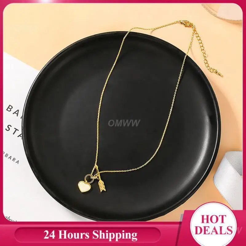 

One Arrow Pierced Clavicle Chain Smooth Multi Scene Use Accessories Necklaces Niche Design Clavicle Chain Workmanship