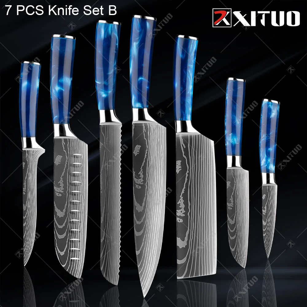 7PCS Knife Set B