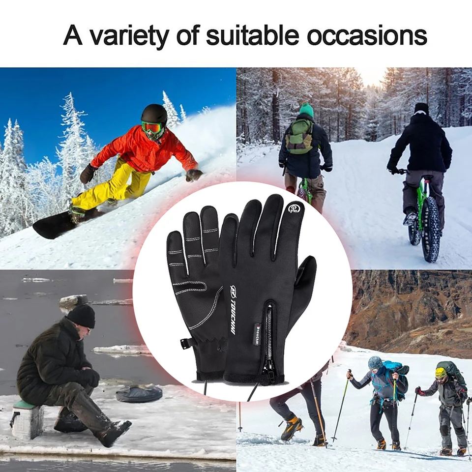 Gants Moto Vélo Gants Chauffants USB Outdoor Gear - Gants Hiver