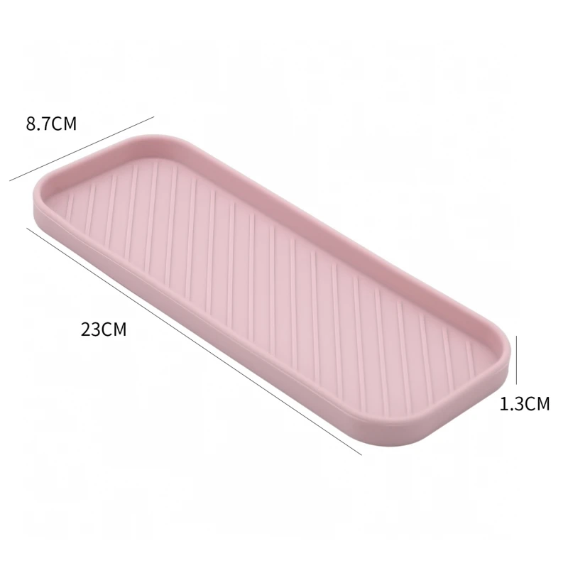 Silicone Drain Tray For Tableware Water Cup Fruit Vegetable Kitchen Sink Organizer Storage Tray Sponge Holder Soap Dispenser kitchen tray,storage tray,soap dispenser tray,drink tray,water tray