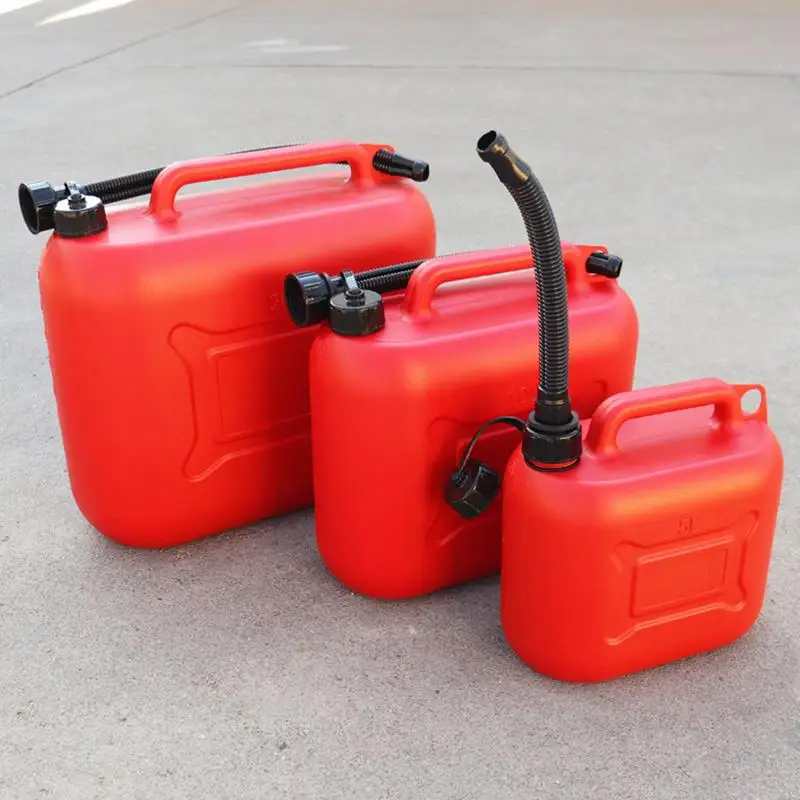 5/10/20L Fuels Cans Portable Fuel Tank Gasolines Diesel Container For Dirt Bike Motorcycle Car Emergency