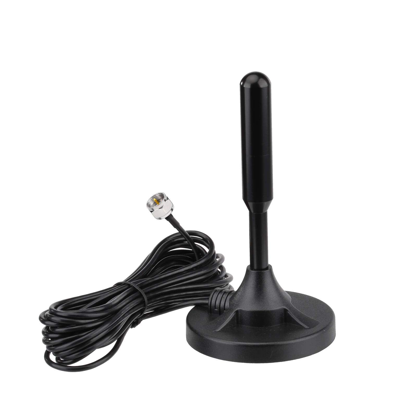 Superbat 75ohm FM Radio Antenna with Magnetic Base Mount 9.8 Feet/3m Cable for Pioneer Onkyo Yamaha Marantz Sherwood Stereo Rece