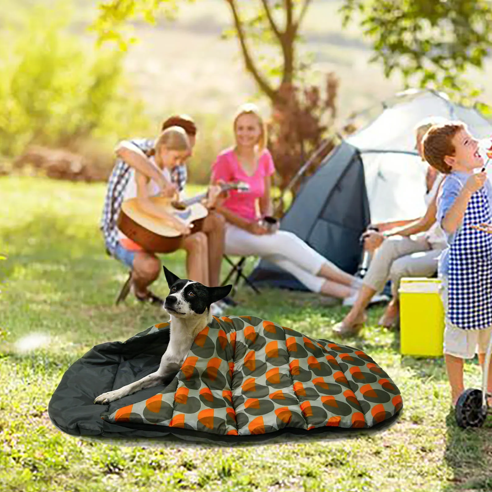 

Portable Dogs Beds Waterproof Pet Cushion Mat Outdoor Puppy Pad Kennel Foldable Washable Pet Beds Couch For Small Large Dogs