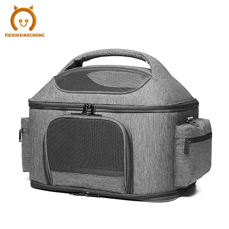 

Handheld pet bag Foldable pet shoulder bag pet backpack for outing cats and dogs foldable cat carrier