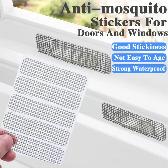 1/5/10 pcs Window Screen Patch Exhaust Grille Window Door Drainage Hole Anti-mosquito Paste Mesh Screen Invisible Repair Subsidy