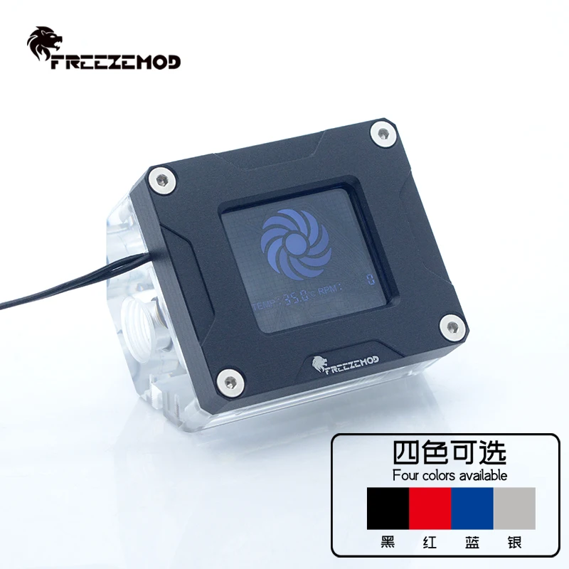 Zemod-computador Water Cooling Electronic Data Flow Meter Rpm e Temperatura Display Lsj-pmzn - Imagem 2