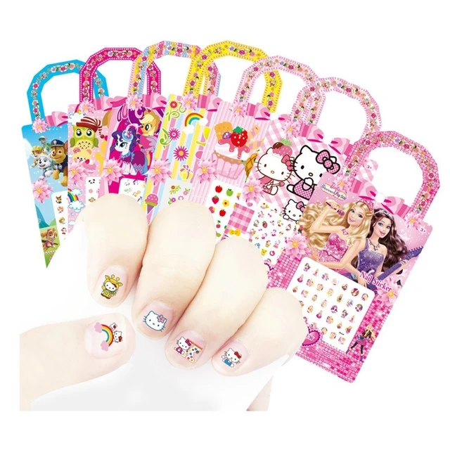 Hello Kitty Nail Art Stickers Set for Girls - Bundle with Hello Kitty Stick on Nails Plus Tattoos, Stickers, More for Party Supplies | Hello Kitty