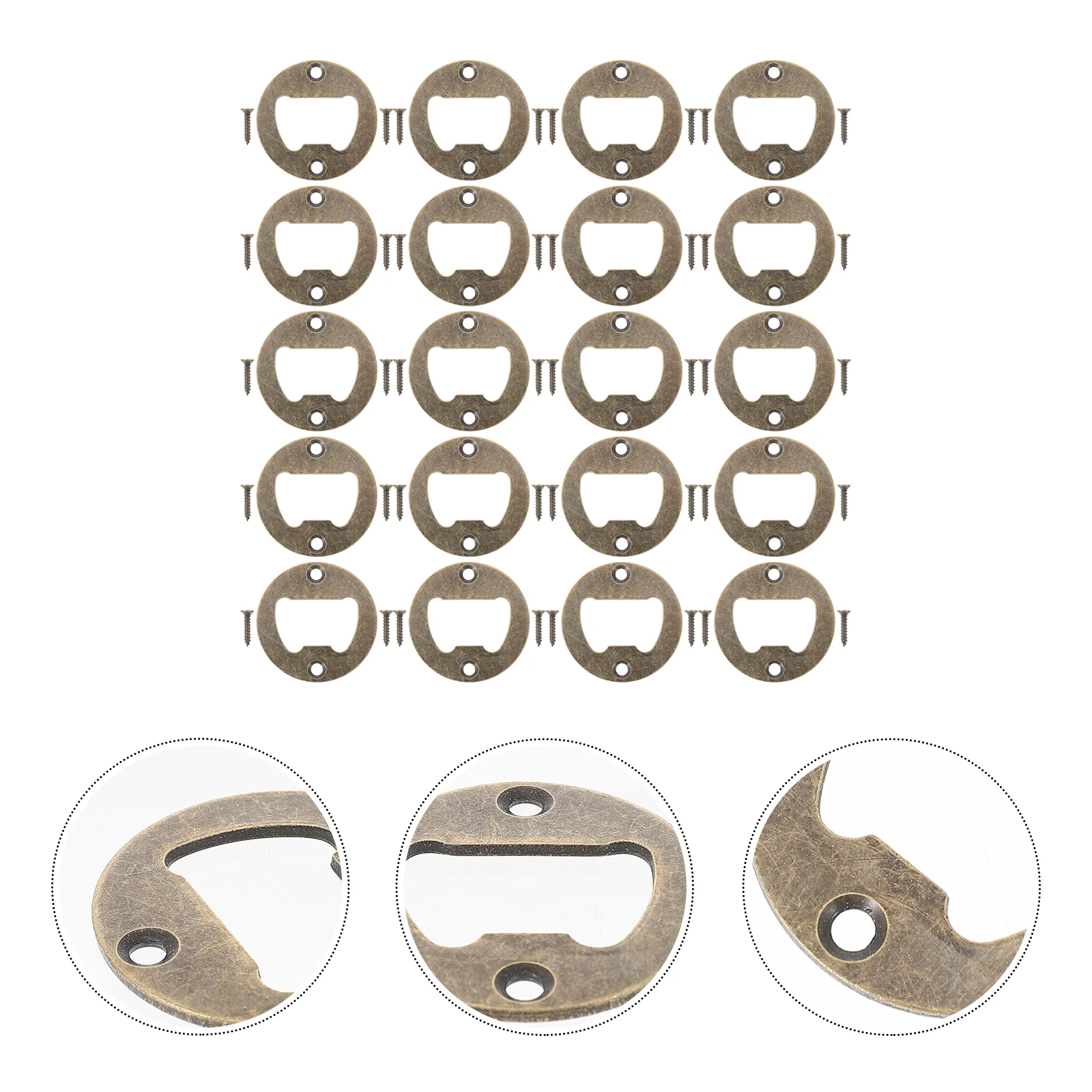 

Opener Bottle Beer Kit Insert Hardware Diy Round Parts Accessories Inset Metal Tools Making Inserts Screws Supplies Tool Set