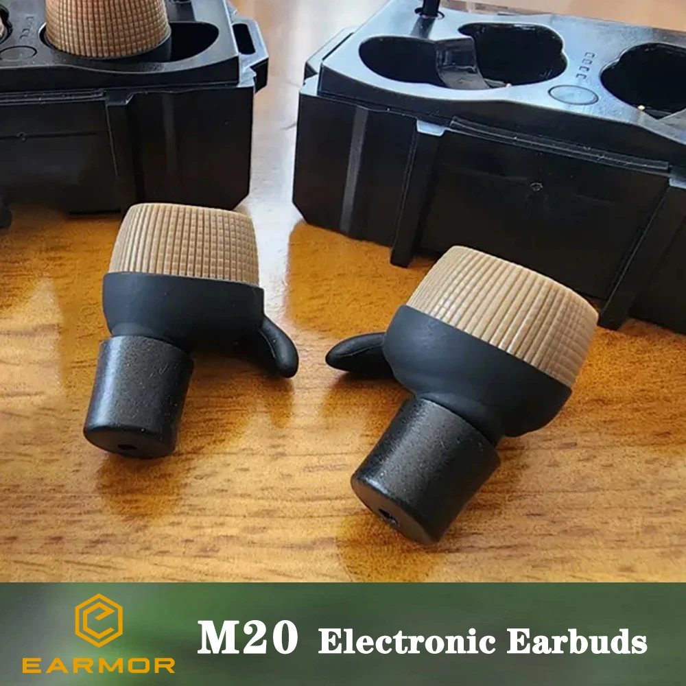 EARMOR M20 電子アンチノイズ耳栓/聴覚保護インイヤーイヤホンエアガン