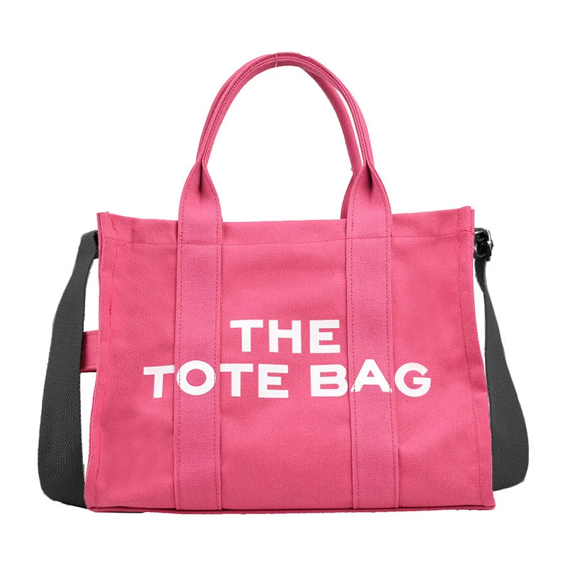 Letter Single Bag Canvas Shoulder Printed Large Capacity New Handbag For Woman Crossbody High-Quality Messenger Versatile Luxury