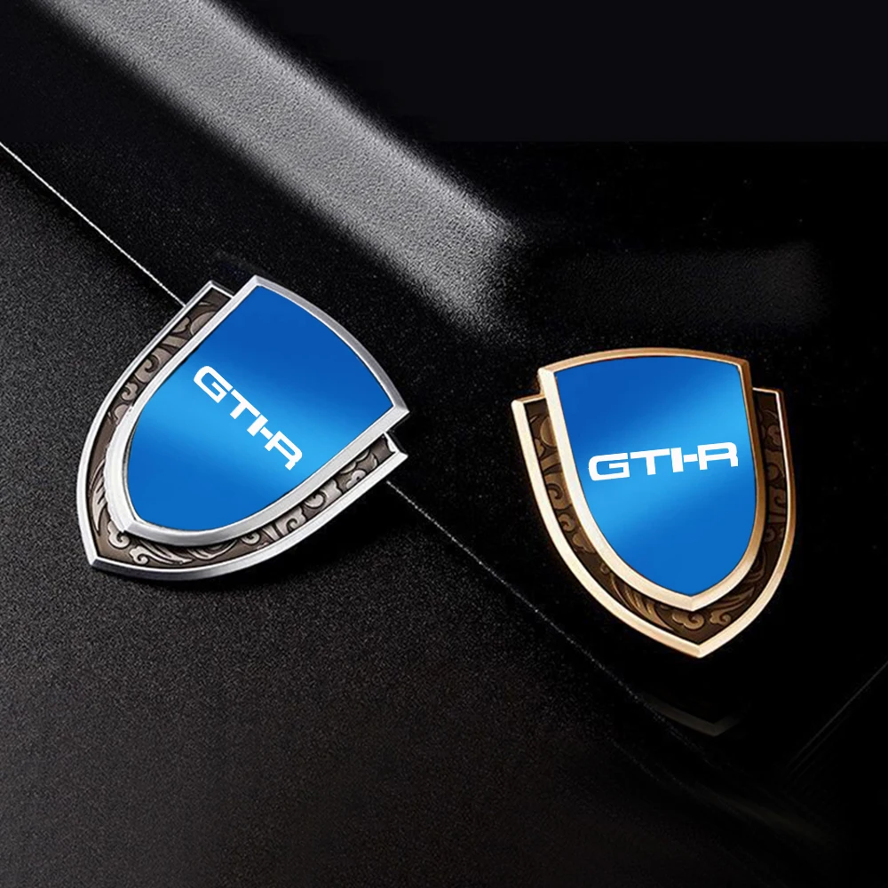 Per Vw Volkswagen Gti R Car Styling Car Metal 3D Sticker Auto Logo Custom Shield Styling Decoration Stickers