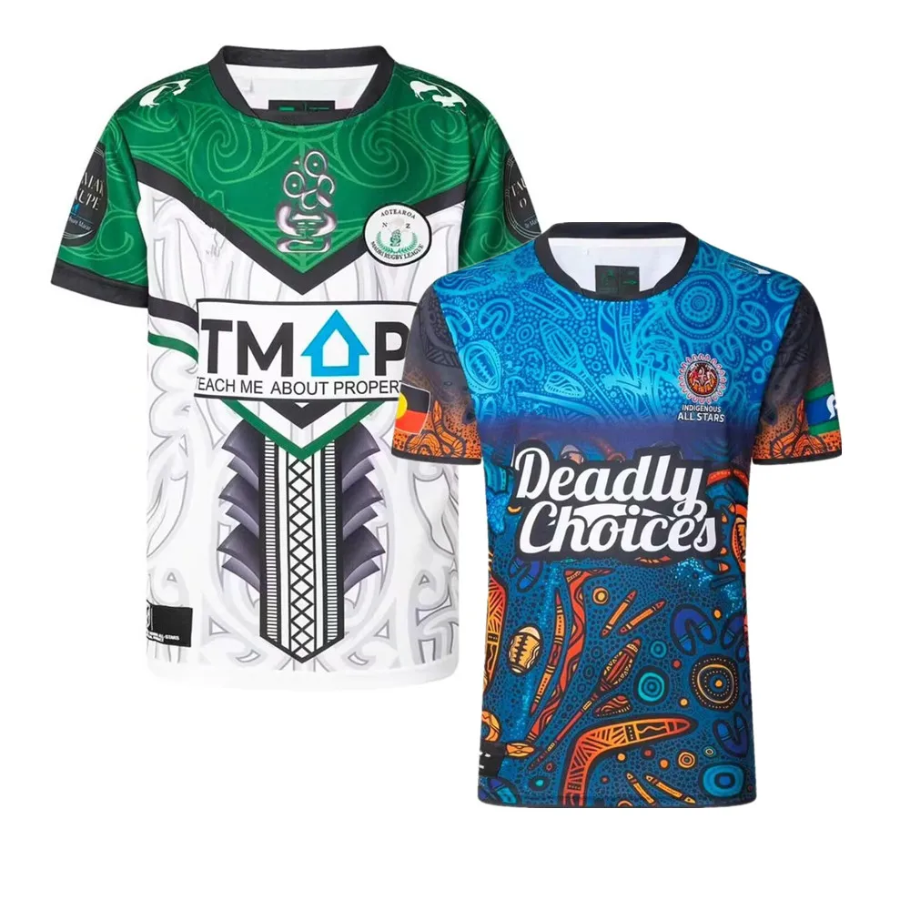 INDIGENOUS ALL STARS rugby jersey MAORI ALL STARS rugby shirt t-shirt s-5xl