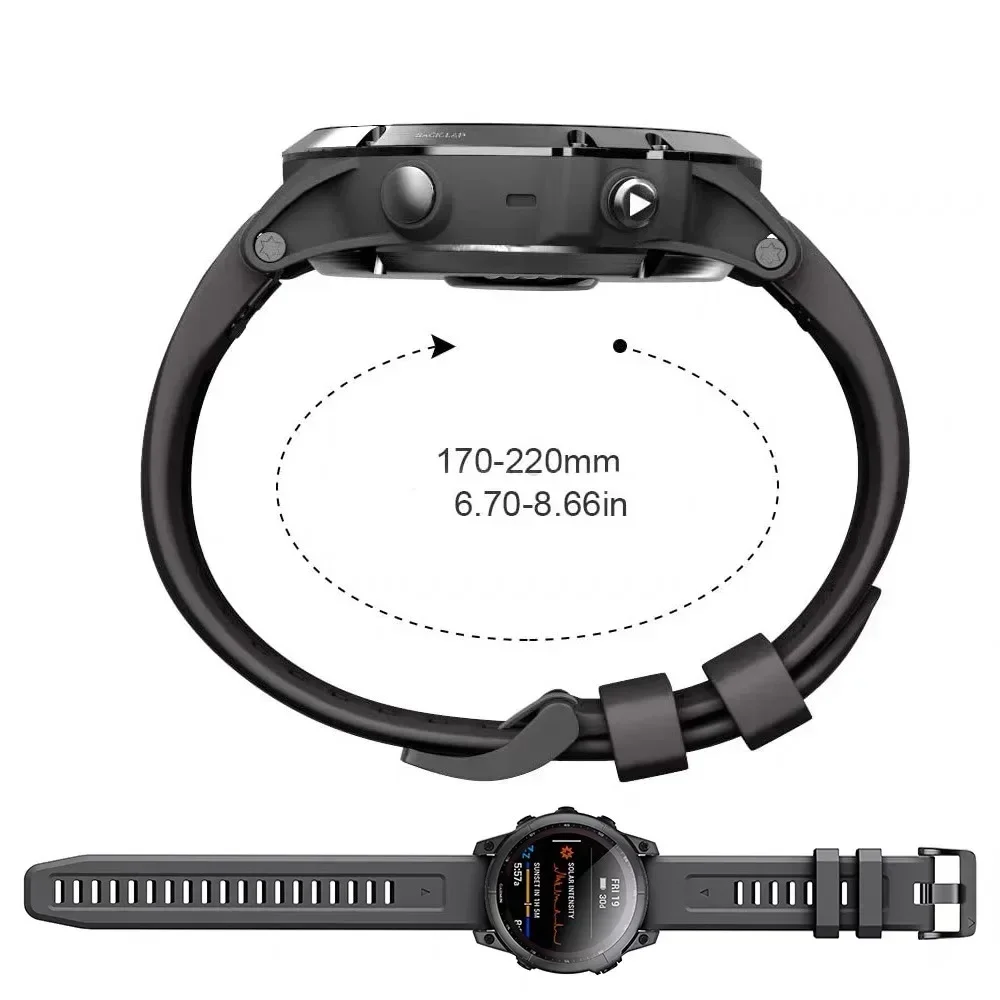 Silicone QuickFit Watch Band - Premium 22mm/26mm Strap