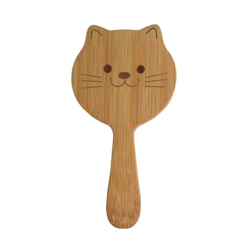Baby Cradle Caps Brush Soft Hair Brush Hair Comb Bamboo Travel Styling Comb for Toddler Bath Massager