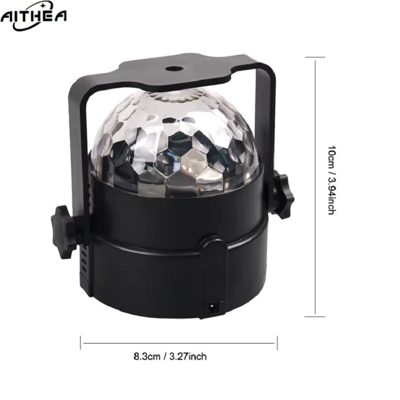 Music Sync LED Stage Disco Light With Remote Control Christmas Atmosphere Rotating Ball Lamp for Party Home DJ Bar Xmas