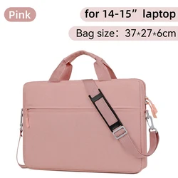 Waterproof Portable Laptop Sleeve & Travel Bag - Fits 14 to 15.6 Inch Devices (Pink 14 in)