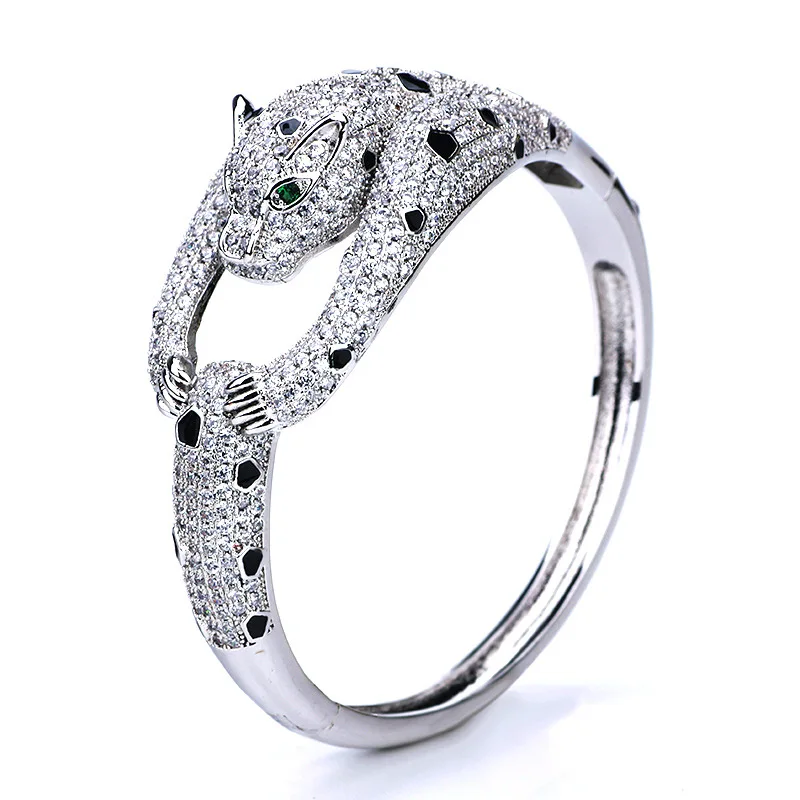 الأزياء الفاخرة ليوبارد الهندسة مكعب الزرون المشار...