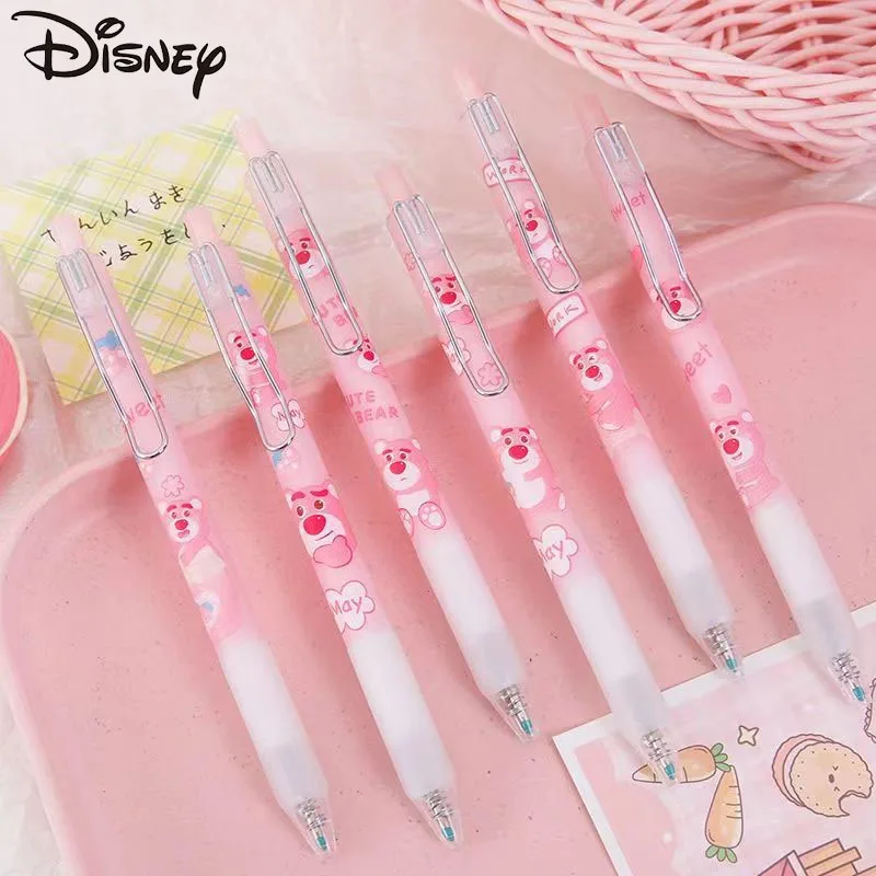 

6/12 шт., гелевые ручки из мультфильма «Disney»