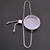 1Pc 15-30mm Round Flotantes Ashes Holder Medallon Pendant Bracelet Stainless Steel Glass Reliquary Locket Men Pulsera Jewelry 4