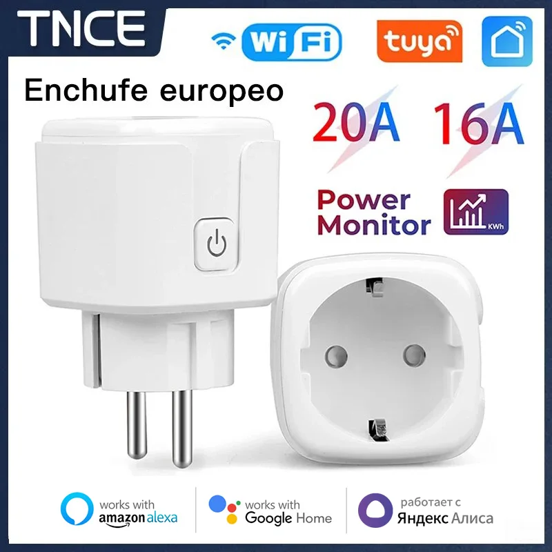 Smart Plug Tomacorriente Alexa TNCE Tuya Wifi Zigbee EU Plug 16