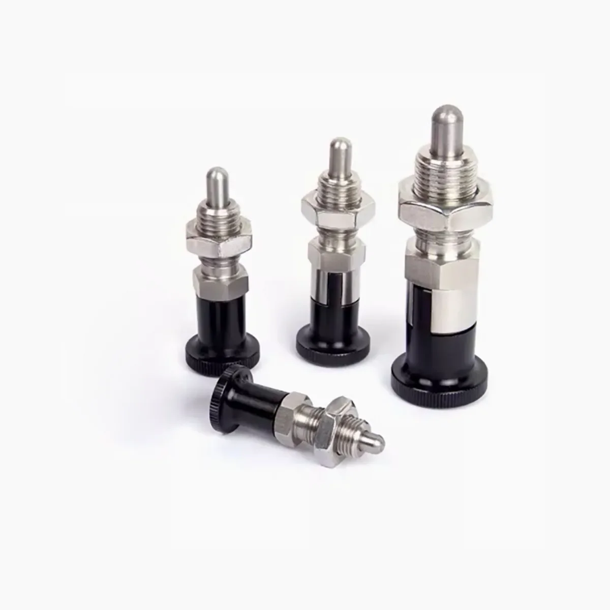 Stainless Steel Self-Locking Knob Plunger Fine Tooth All Metal Indexing Pin M5M6M8M10M12M16