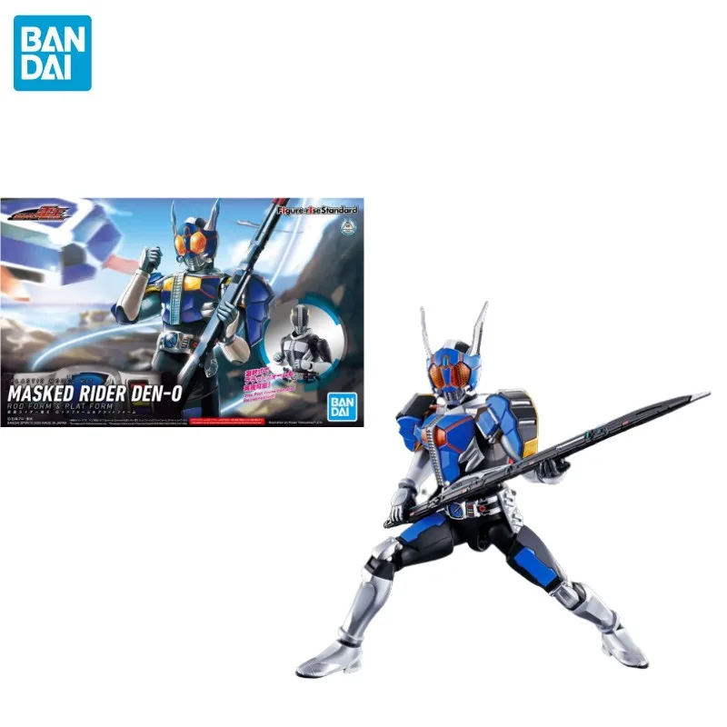 

Bandai Figure-rise Masked Kamen Rider Anime Figure MASKED RIDER DEN-0 ROD FORM & PLAT FORM Action Figure Toys Gifts Children