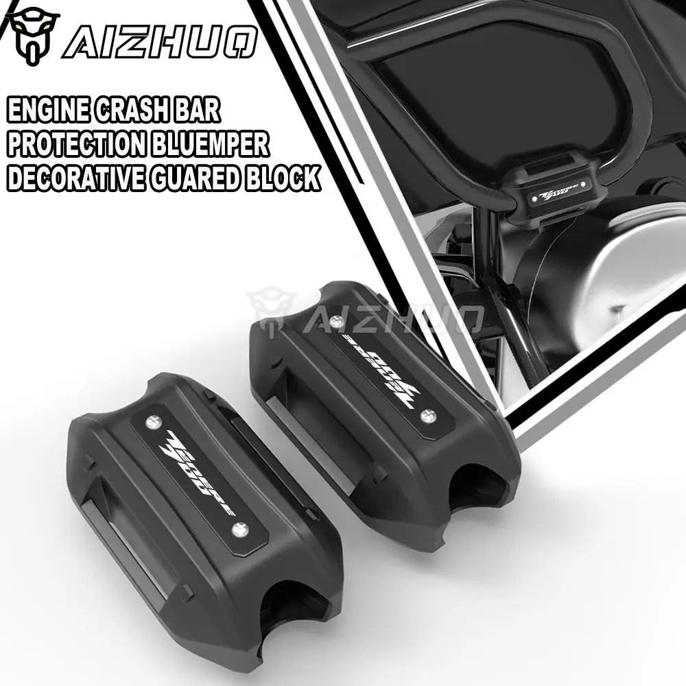 

Motorcycle 25mm Crash Bar Bumper Engine Guard Protection Decorative Block FOR YAMAHA TENERE 700 Tenere700 XTZ 700 T700