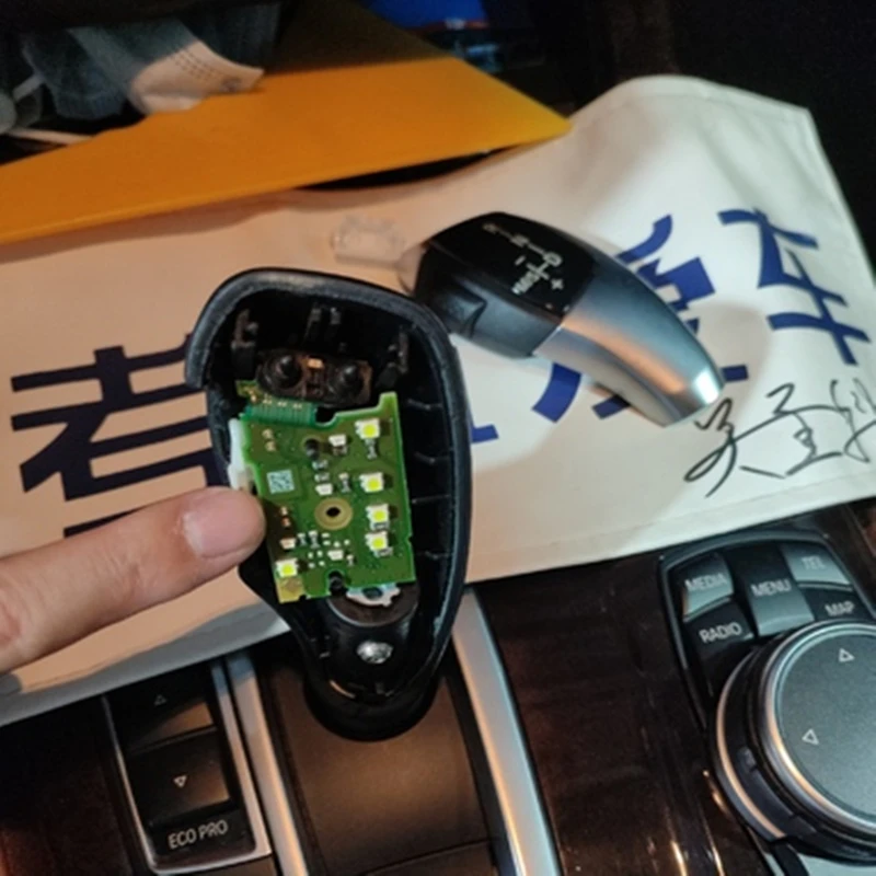 Auto LED Getriebe Schaltknauf Schalthebel Reparatursatz für BMW 3 5 6 7 F Serie X1 X3 X4 X5 X7 F18 F30 520 523 525 535 730 745 750 – Detail 11