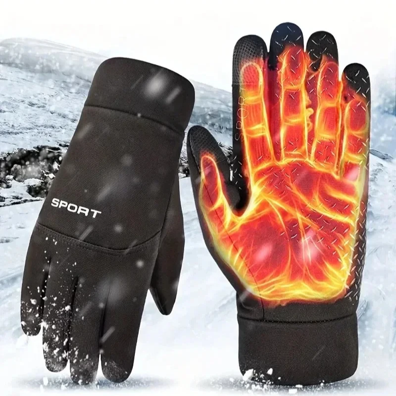 Warm Gloves Winter Outdoor Sports Running Touch Screen Gym Fitness Full Finger Gloves For Men and Women Knitted Magic sports gloves,gym gloves,warm gloves,full finger gloves,running gloves