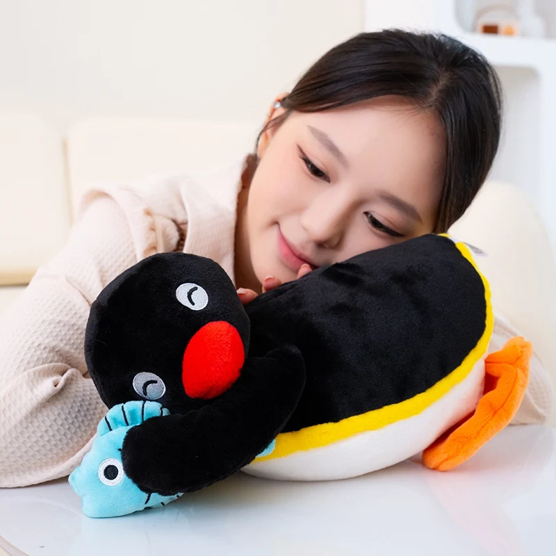 kawaii Plush Penguin Doll Animal Cup Bag Satchel Shoulder Bag Cartoon Funny Soft Toys Baby Birthday Christmas Gifts  Decor 3