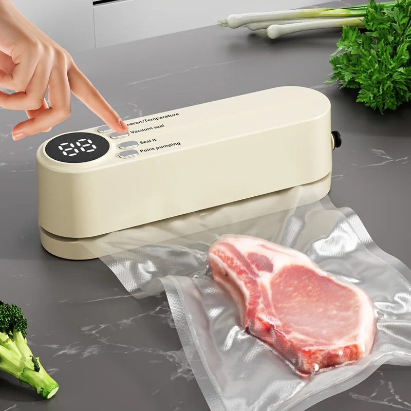 1 multifunctional automatic food sealing machine, portable wireless vacuum sealing machine with functions for sealing snack bags