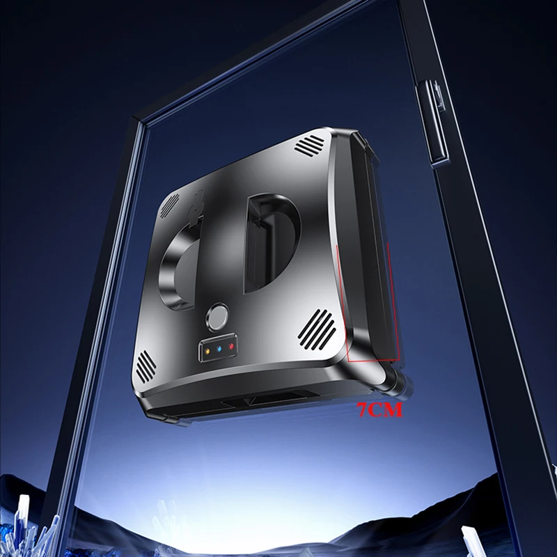 Window Cleaning Robot Water Spray,APP Remote Control Anti-falling For High-rise Outer Window Washing Robot Household Glass Wiper 4