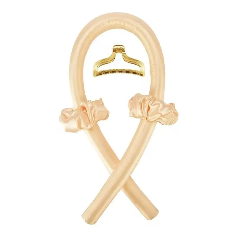 Heatless Curling Rod Headband for Soft & Shiny Hair – Spiral Style Hair Accessory