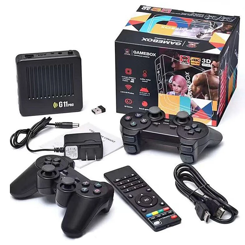Controle Sem Fio Para Android Tv Game Box, Jogadores 2.4g Adequados Para  Console 4 Jogos - Controles De Videogame - AliExpress