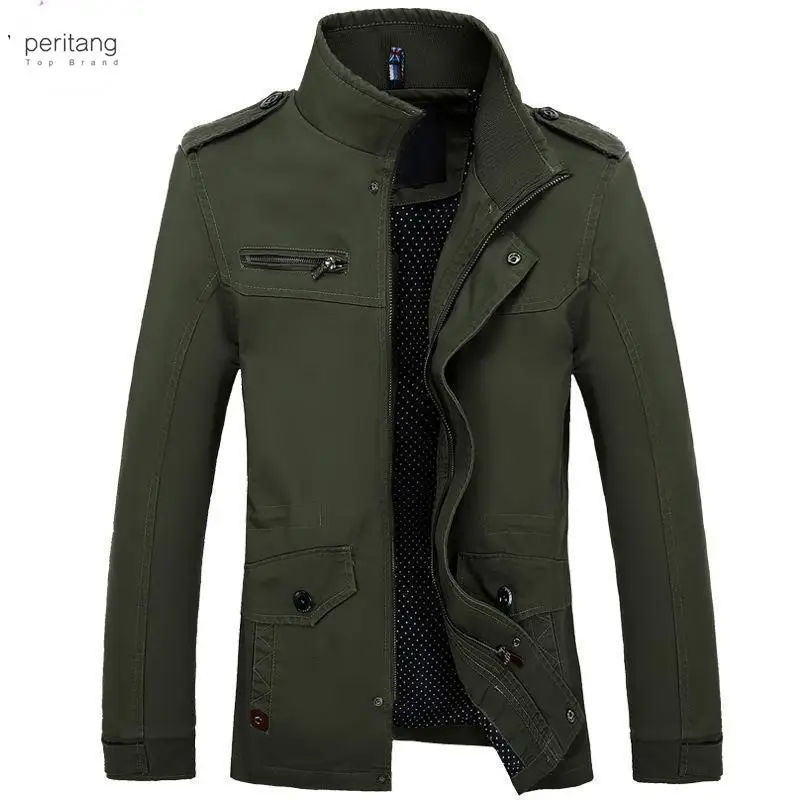 

Men Jacket Coat New Fashion Trench Coat New Autumn Winter Brand Casual Silm Fit Overcoat Jacket Male M-5XL