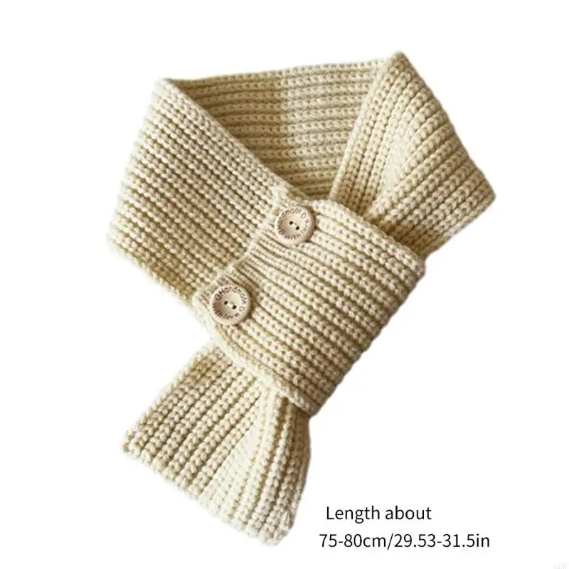 Colorful Knitted Baby Scarf for Girls & Boys Autumn Winter Children Warm Scarves 425F