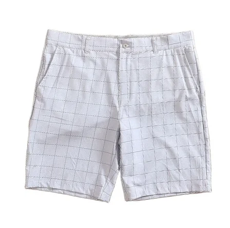 Men Golf Shorts Plaid Golf Man Shorts Men Stretch Sports Outdoor Lightweight Quick Drying Moisture Wicking