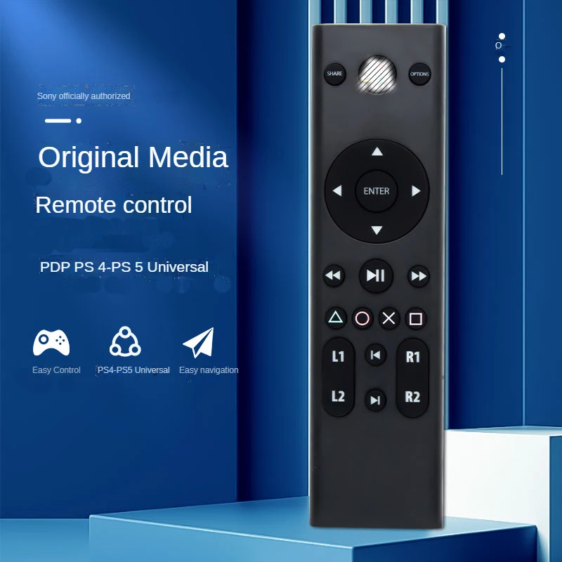 Для sony PS4 PS5 игровая консоль оригинальный беспроводной PDP DVD пульт дистанционного