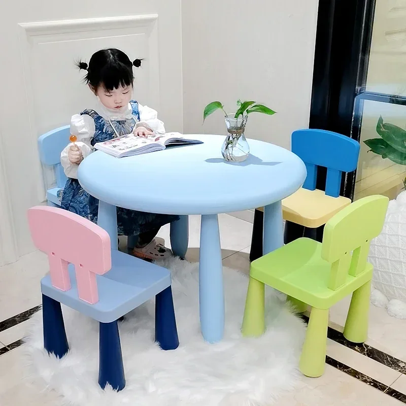 Children's Tables and Chairs Writing Set Small Junior Desk Chair Children Writing Desk Home Kindergarten Chair