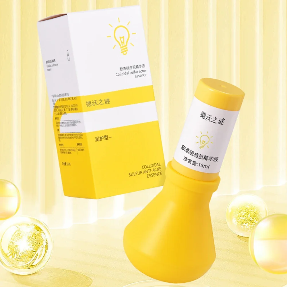 Colloidal Sulfur Acne Skin Serum Anti Aging Face Whitening Moisturize Serum Hyaluronic Facial Skin Care Beauty Health Makeup