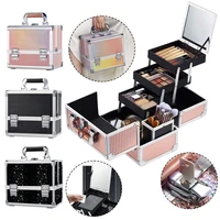 Multifunctional Lightweight Makeup Square Box, Versatile Professional Makeup Artist Tool Case 1