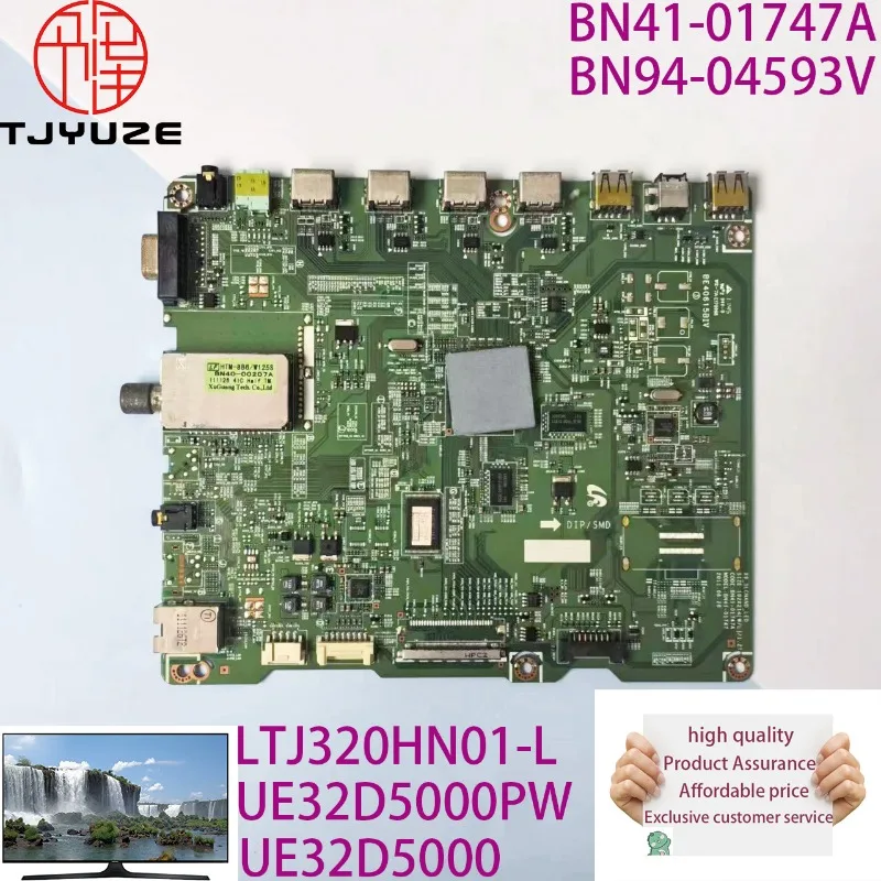 

BN41-01747A BN41-01747 BN94-04593V LTJ320HN01-L 32 Inch TV Motherboard Working Properly for UE32D5000PW UE32D5000 Main Board